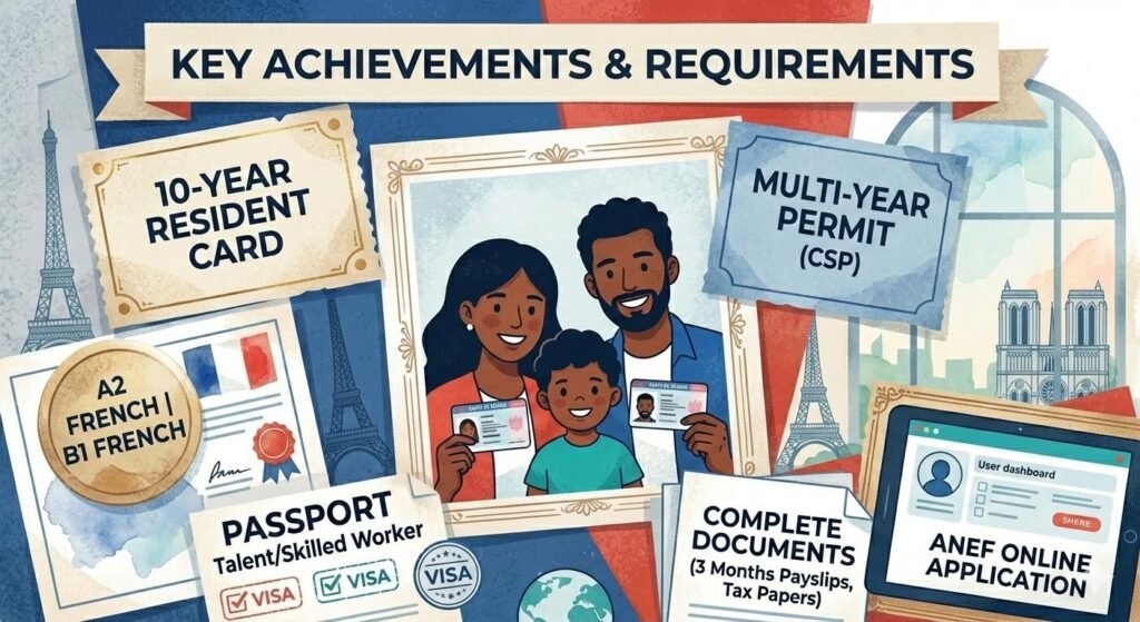 french civic exam achievements